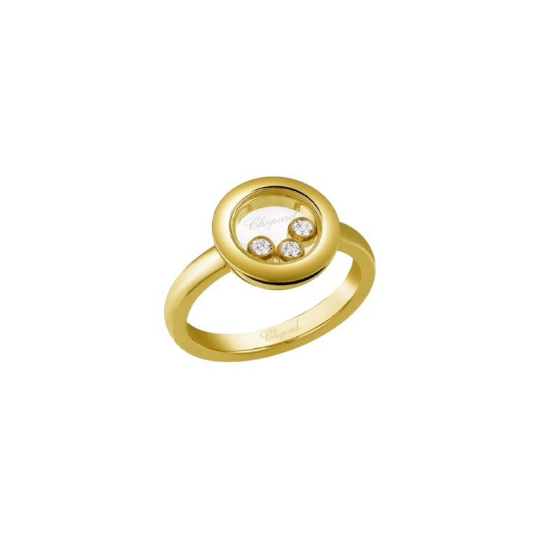 Chopard Happy Diamonds Icons Round ring geelgoud met diamant - undefined - #1