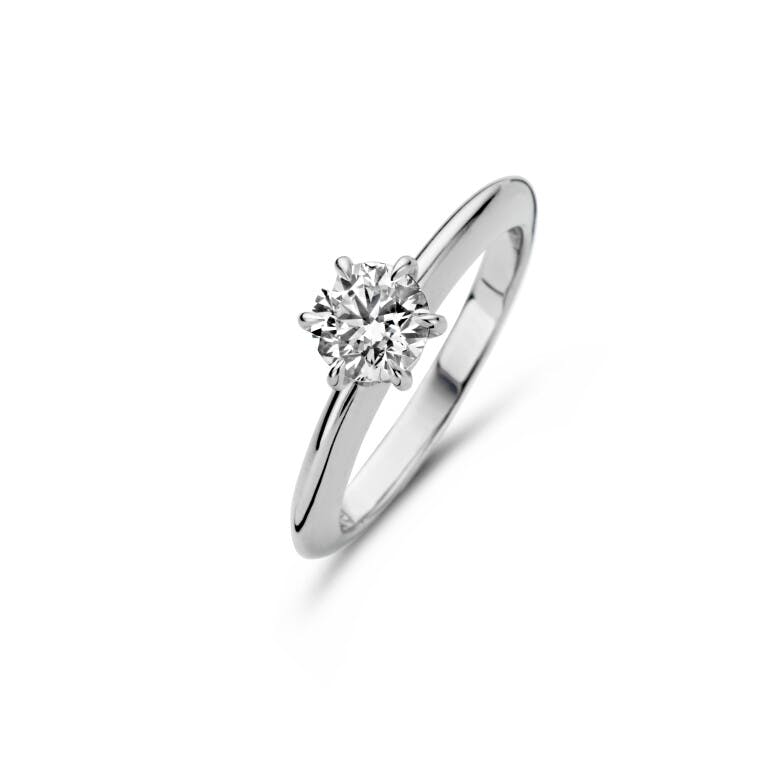 platina solitair ring met diamant Schaap en Citroen Diamonds SC 125 Collection - #1