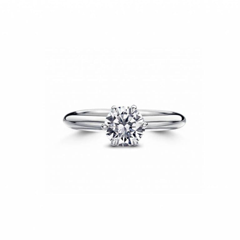 platina solitair ring met diamant Schaap en Citroen Diamonds SC 125 Collection - #2