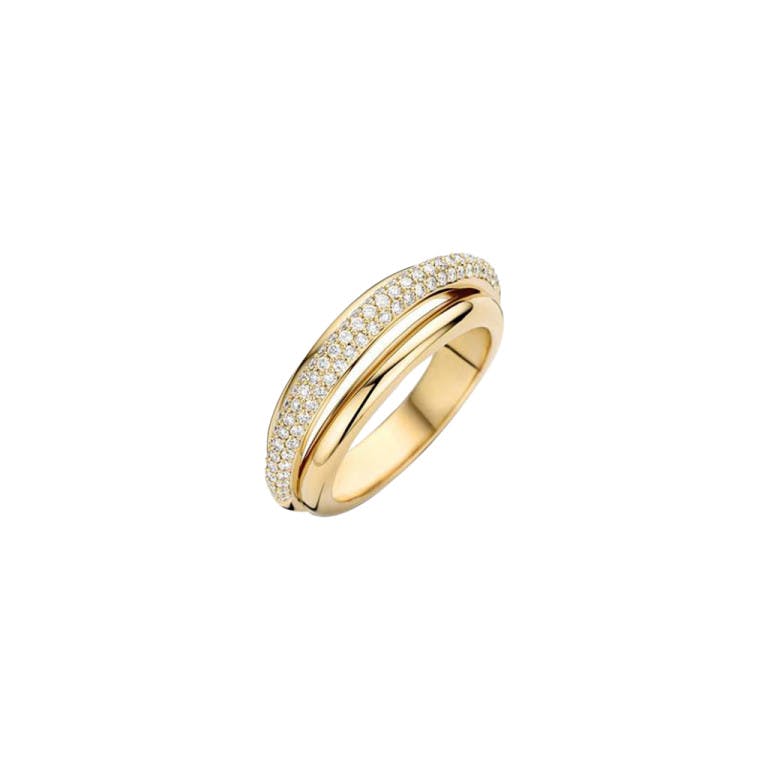 roodgoud pave_ring met diamant Schaap en Citroen Diamonds - #1