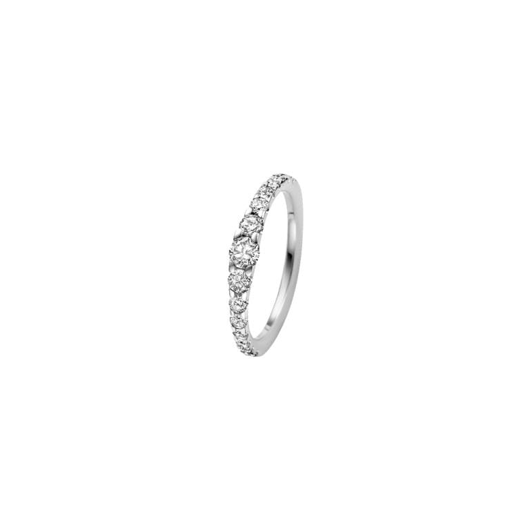 witgoud pave_ring met diamant Schaap en Citroen Diamonds - #1