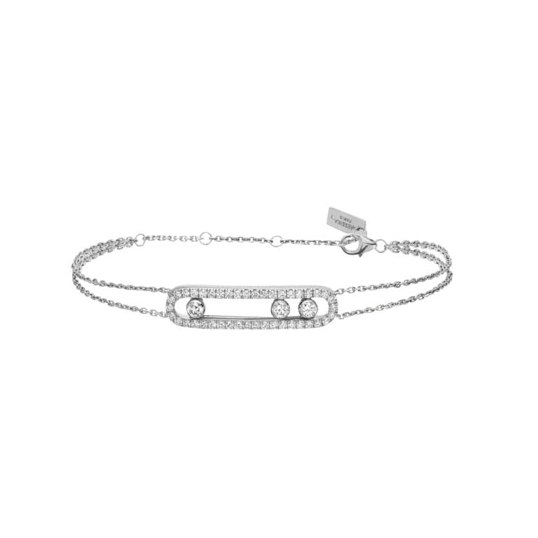 Messika Move Classic armband witgoud met diamant - 3995 - #1