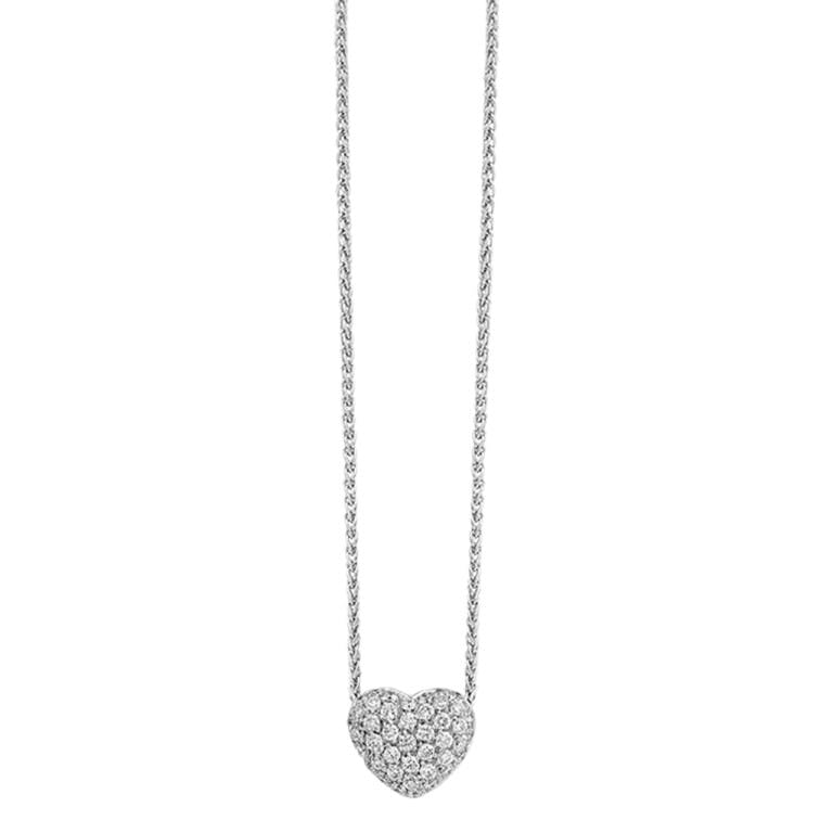 witgoud collier met hanger met diamant Schaap en Citroen Diamonds - #1