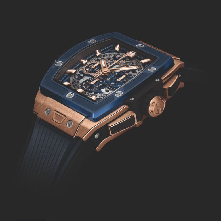 Hublot Spirit of Big Bang King Gold Blue 42mm - 642.OL.7180.RX - #4