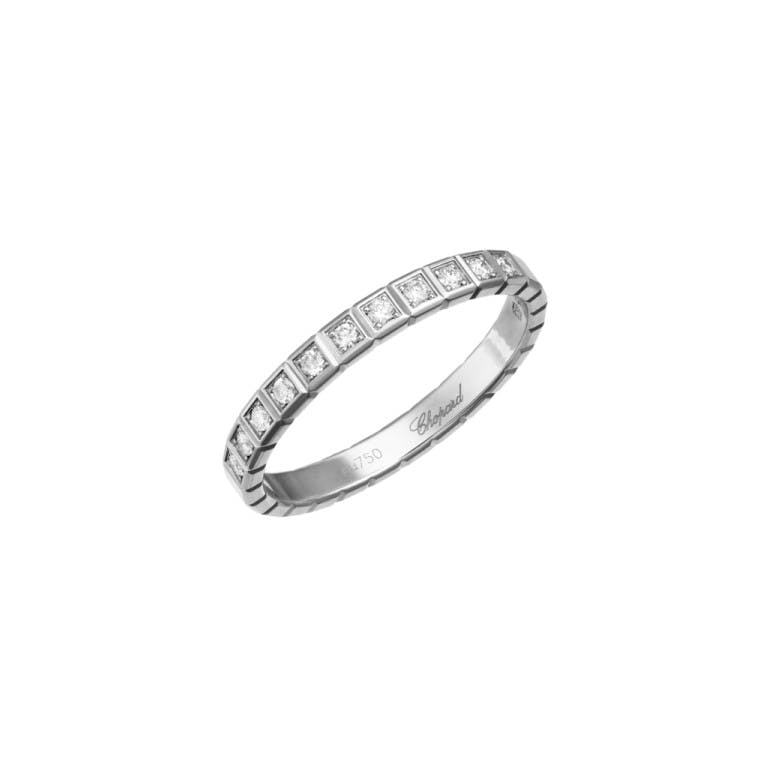 Chopard Ice Cube Mini ring witgoud met diamant - 827702-1260 - #1