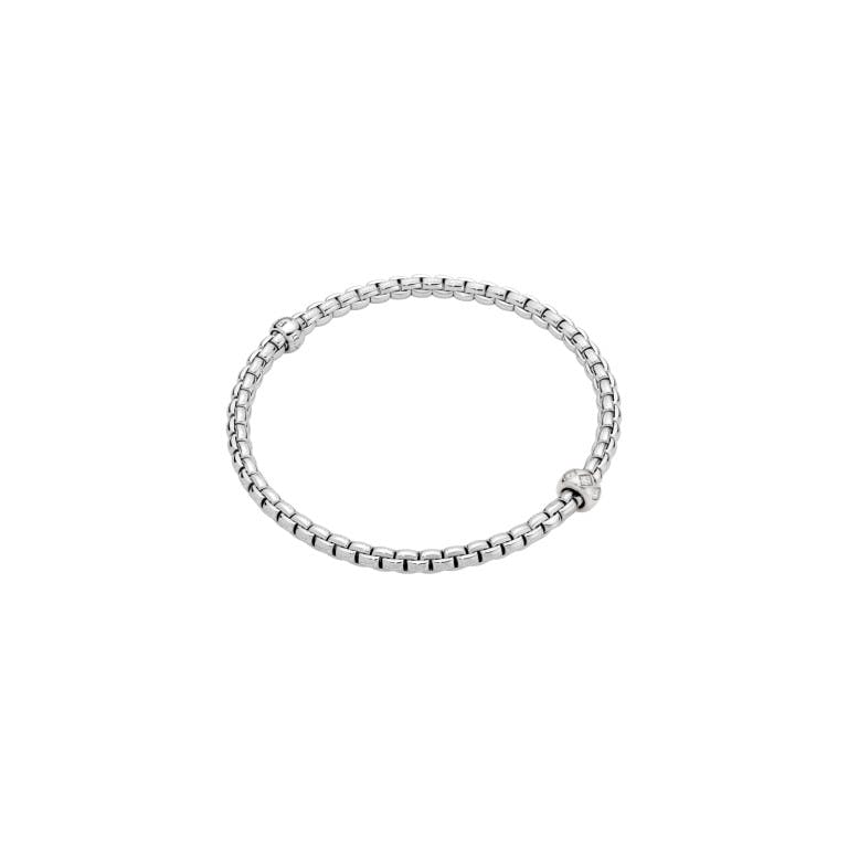 Fope Eka flexibele armband witgoud met diamant - 73101BX_BB_B_XBX_00S - #1