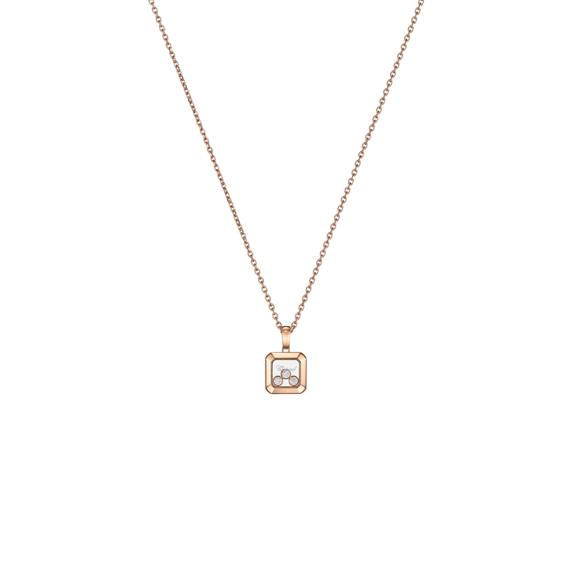 Happy Diamonds Icons Square Collier - Chopard - 79A115-5001 Happy Diamonds Icons Square Collier - Chopard - 79A115-5001