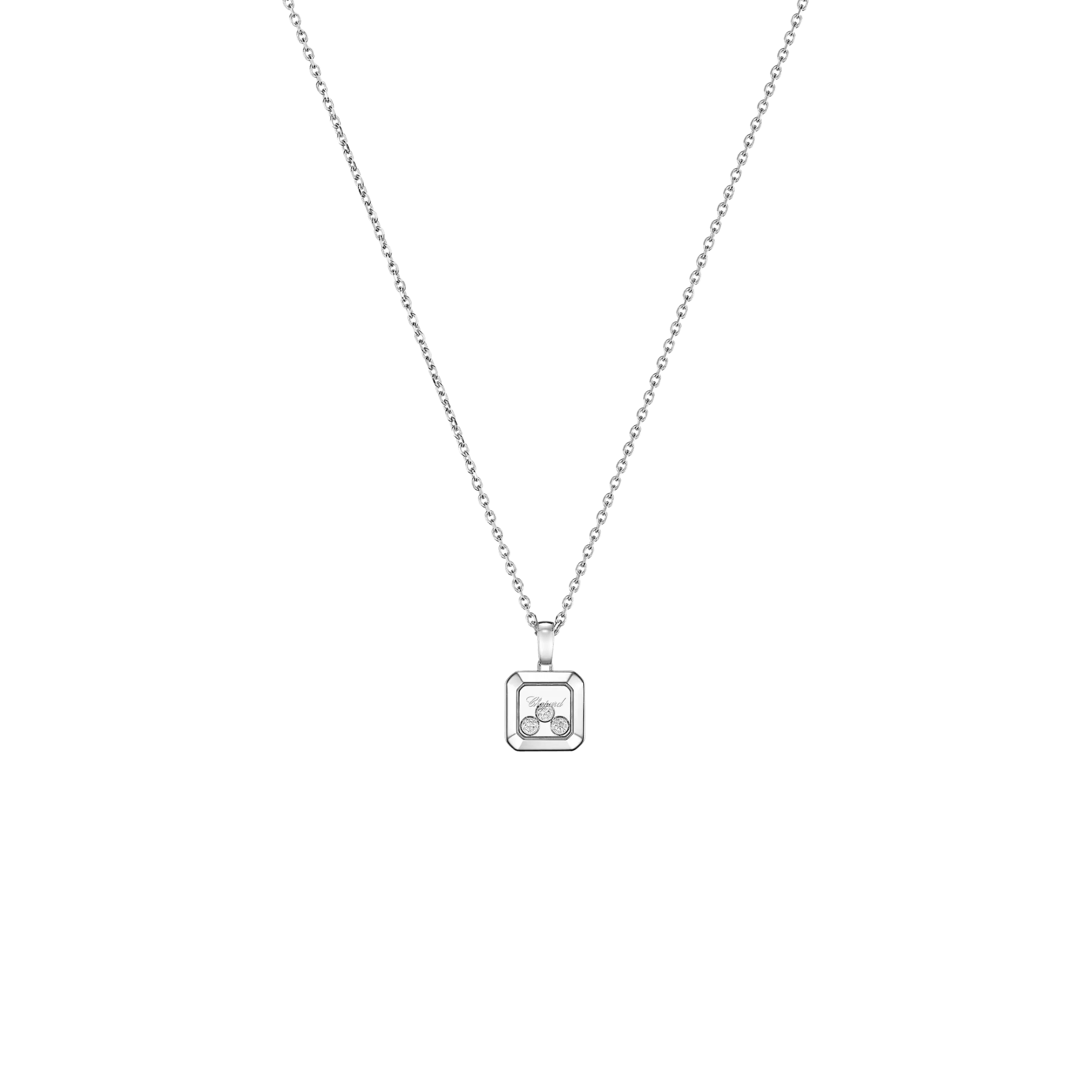 Happy Diamonds Icons Square Collier - Chopard - 79A115-1001 Happy Diamonds Icons Square Collier - Chopard - 79A115-1001