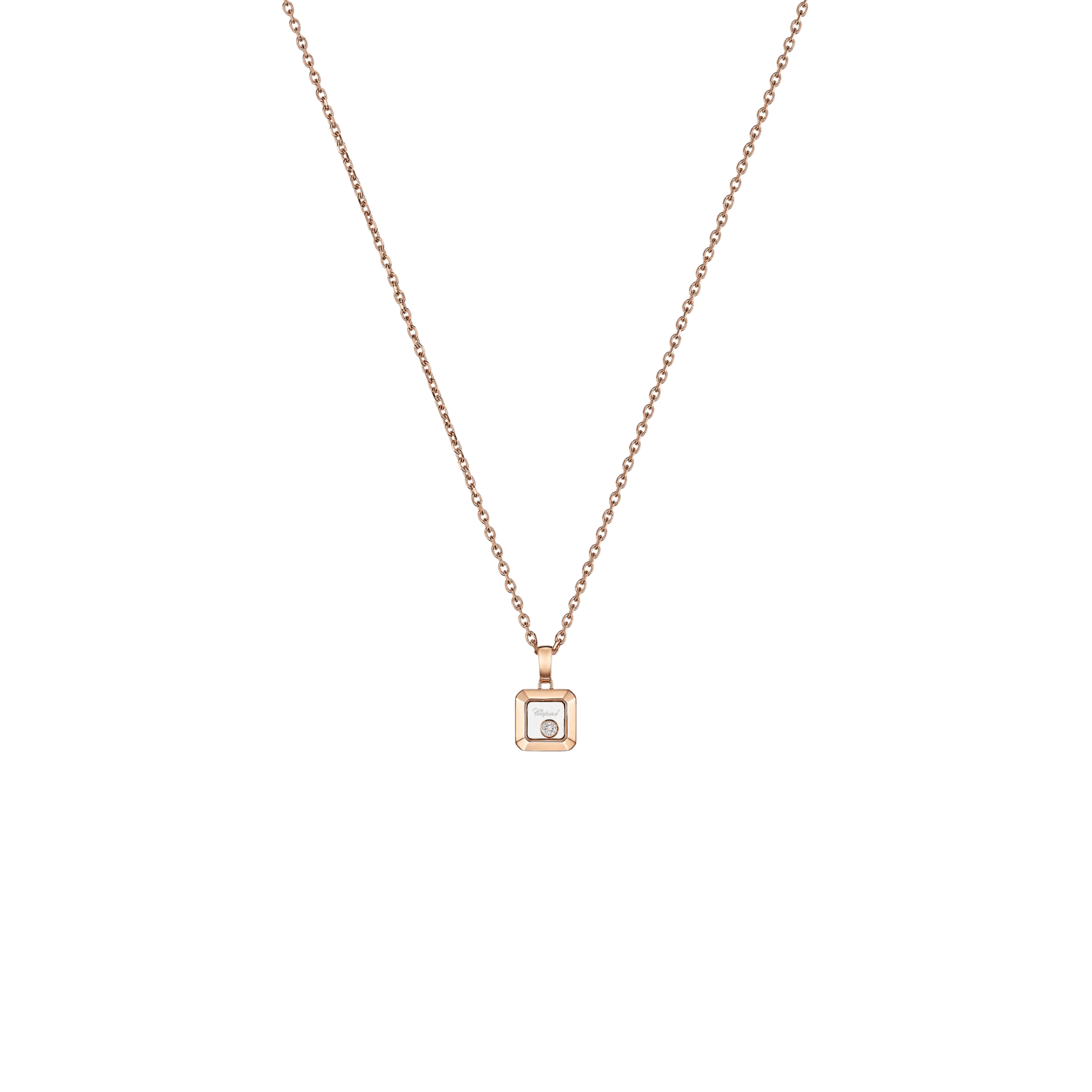 Happy Diamonds Icons Square Collier - Chopard - 79A114-5001 Happy Diamonds Icons Square Collier - Chopard - 79A114-5001