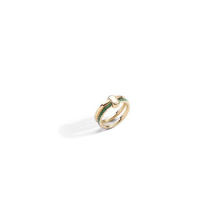 Pomellato Pomellato Together ring roodgoud met Smaragd - undefined - #2