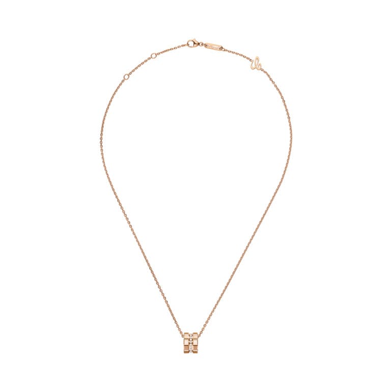 Chopard Ice Cube Mini collier roodgoud met diamant - undefined - #1