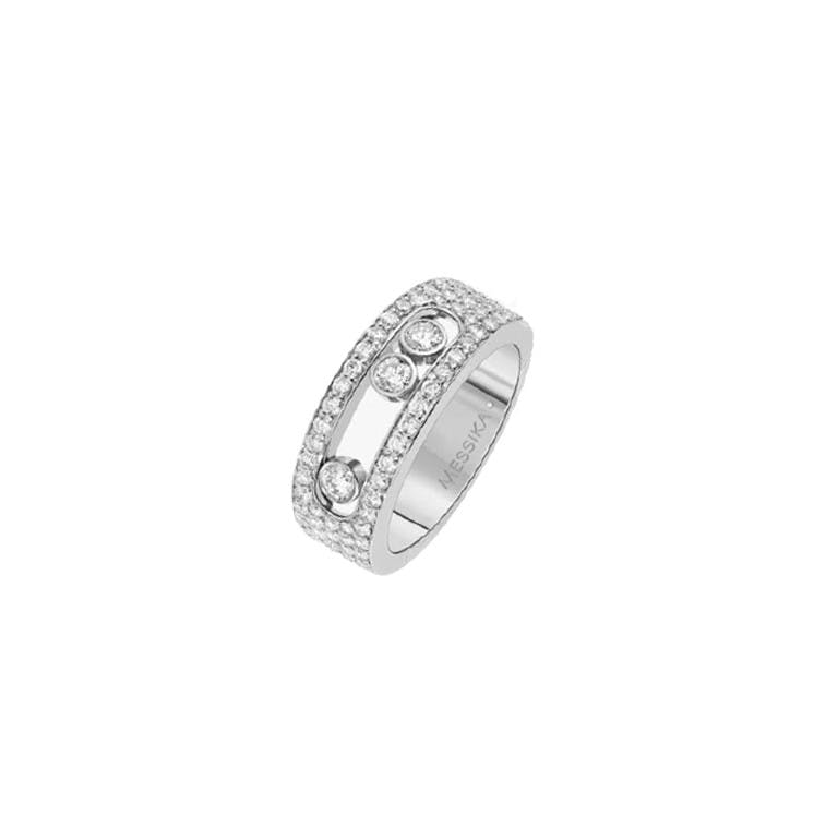Messika Move ring witgoud met diamant - undefined - #1