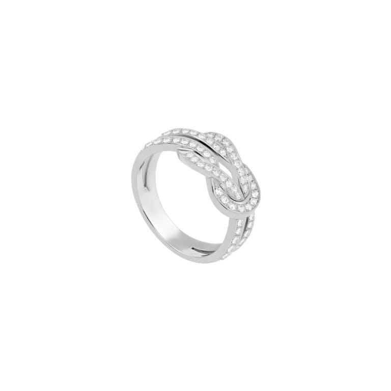 Fred Chance Infinie ring witgoud met diamant
