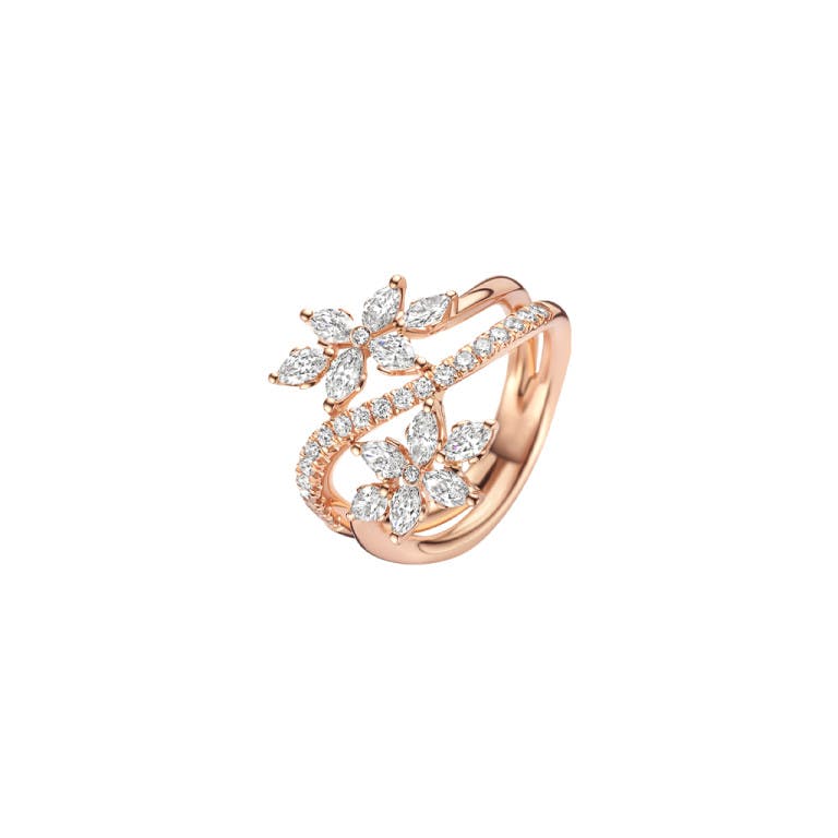 roodgoud ring met diamant SC Highlights Diamonds - #1