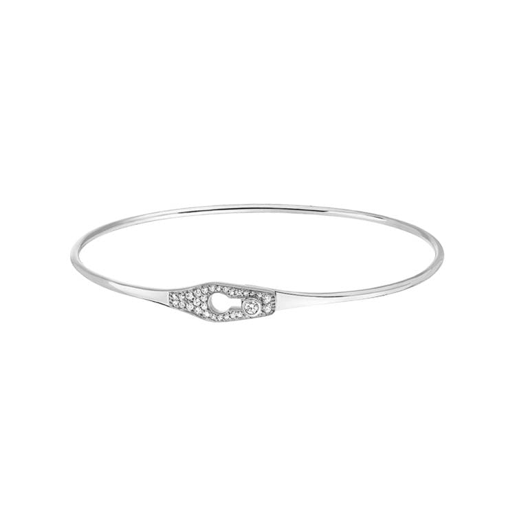 dinh van Serrure armband witgoud met diamant - undefined - #1