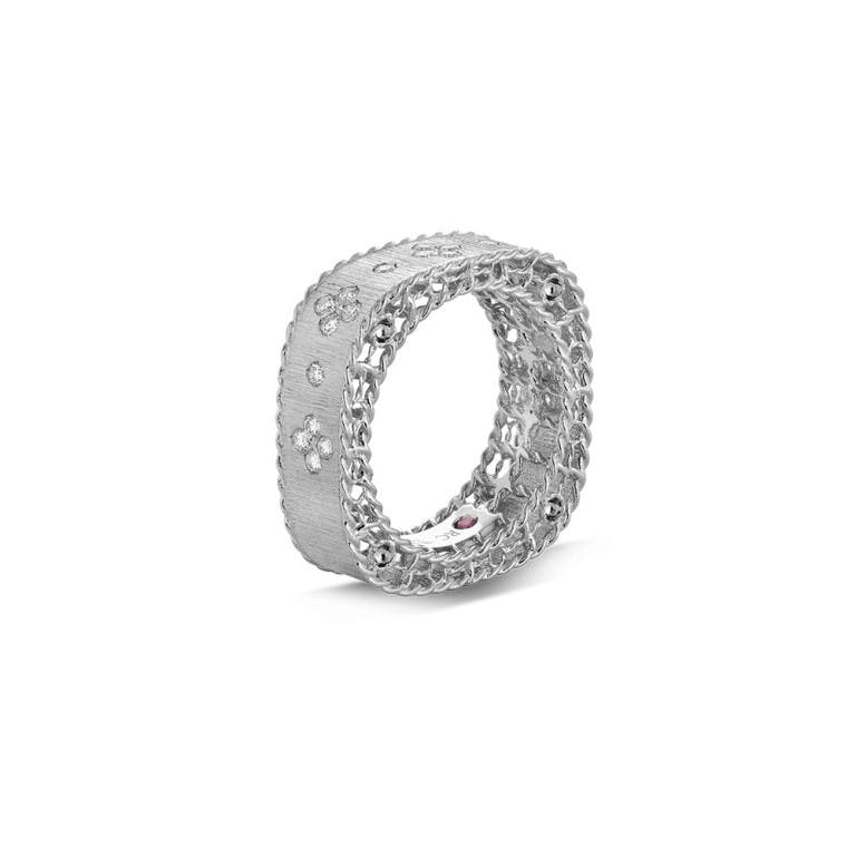Roberto Coin Princess ring witgoud met diamant - undefined - #1